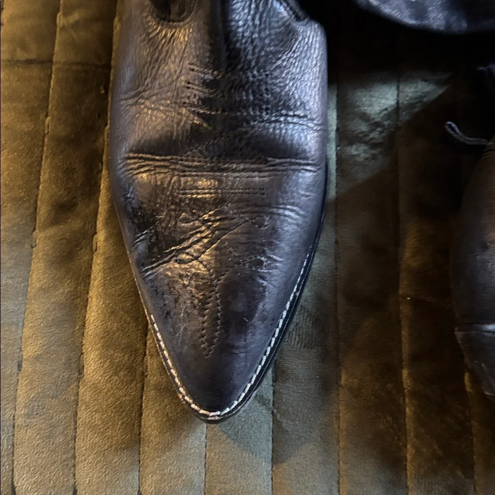 Slouch boot real leather - Picture 2 of 4